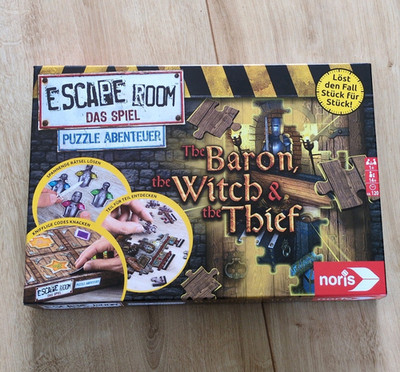 Noris Escape Room Das Spiel Puzzle Abenteuer The Baron the Witch & the Thief