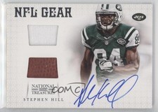 2012 National Treasures Dual Materials Signatures 32/49 Stephen Hill Auto id4