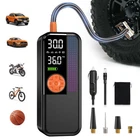 Portable Tire Inflator 150 PSI Cordless Air Pump with Digital Gauge & LED Light