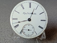 ELGIN GM WHEELER MODEL 5 SERIES 5 18S POCKETWATCH 15J MOVEMENT DIAL PARTS RUNS