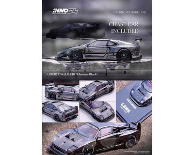 Inno64 LBWK F40 Chrome Black 1/64 OPENED BOX | eBay