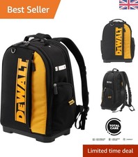 Rugged Water-Resistant Tool Backpack with Multiple Tool Sleeves & Pockets
