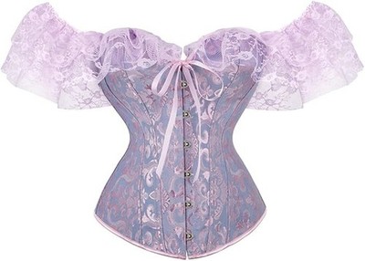 Corset Top for Women Renaissance Steampunk Bustier Top Sexy Lace Up NEW SEALED