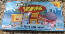 Lakeshore Main St Shopping: Main Idea Reading Level 2 Board Game Ages 9 School