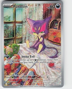 Purrloin 136/086 Scarlet & Violet: White Flare Illustration Rare