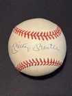 MICKEY MANTLE Signed Rawlings OAL Baseball Yankees HOF, Bold Auto, JSA LOA. d.95