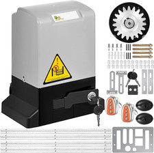Apricancello Elettrico 4Mt Motore per Cancello Scorrevole con Telecomando(600KG)