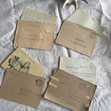 4 Original-Feldpostbriefe mit Inhalt 1944–1945 an eine Luftwaffenhelferin