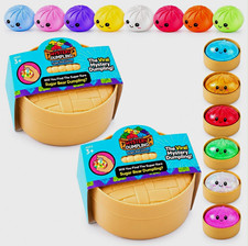 2 Pack Mystery Dumpling Squishy Random 1 of 14 Colors, cute squishy toy