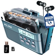 KLIM K7 Cassette Tape Player - Cassette to MP3 Converter - Portable - Built-i...
