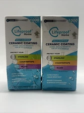2x Lifeproof Home Multisurface Ceramic Coating 8oz w/ Sprayer & Microfiber Towel