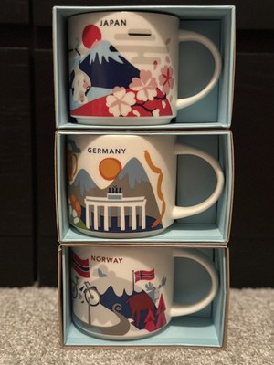 Starbucks Mug Been There Series - New Zealand, Japan, Germany, Norway, Canada