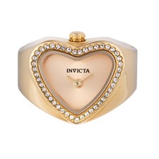 Invicta Women's Mini Angel Diamond 18.5mm Quartz Ring Watch IN-49574