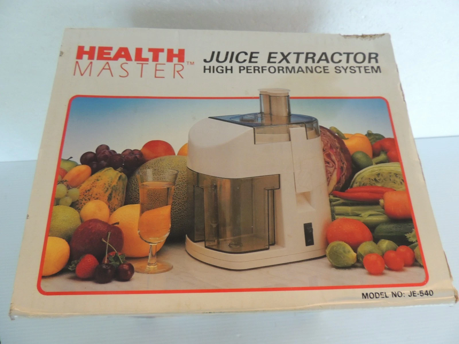 Health Master Juice Extractor/high Performance System, JE-540, Fruit, Vegetables