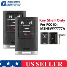 2 For 2008 - 2013 Chevrolet Corvette Remote Key Fob Shell Case Cover M3N5WY7777A