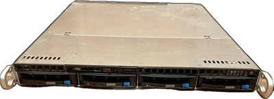 Supermicro CSE-813 1U Rack Server, Intel Xeon E3-1230 v2, 16 GB DDR3 ECC, 4-Bay4