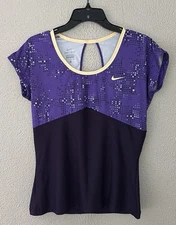 Women’s Nike Dri-Fit Active Top, Large, Keyhole Back, Purple