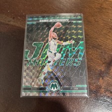 2024-25 Panini Mosaic - Jam Masters Giannis Antetokounmpo #14 Green Mosaic Prizm