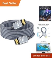 Long 50 ft HDMI Cable   4K Ultra HD, HDR, 3D  High-Speed 18 Gbps Performance