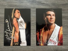 Klitschko Vitali, Wladimir Autogramm-Karte, Orginal Unterschrift
