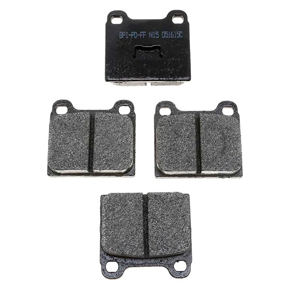 Rotores de freno traseros + pastillas de freno metálicas y herrajes para Volvo 242 1975-1984 Foto 2 de 4