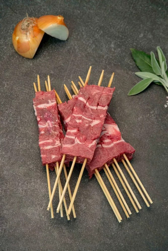 Barbecue Fornacella Cuoci spiedini arrosticini carne pesce 75 CM acciaio inox - Imagen 3 de 7