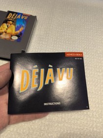 Deja Vu NES tested/works with instructions and dust sleeve 