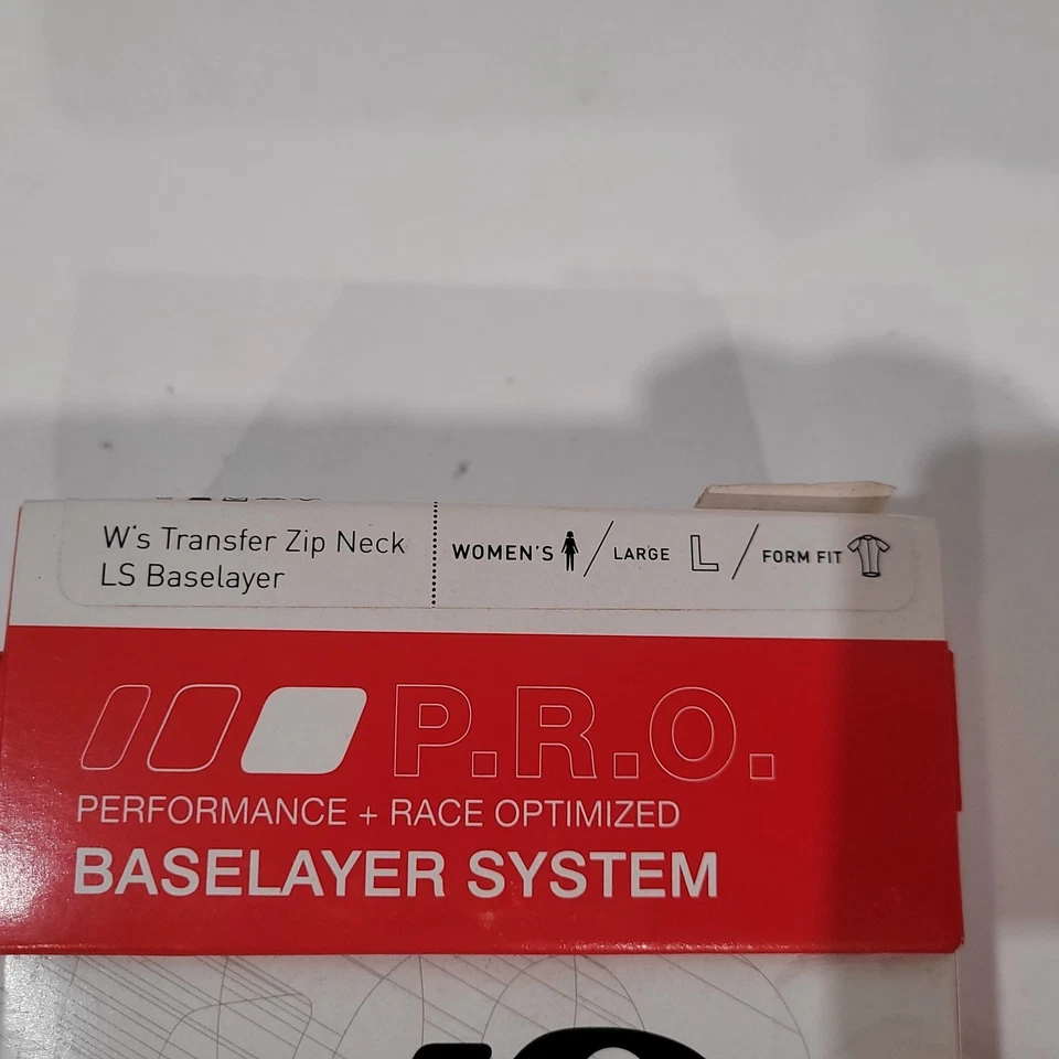 PEARL iZUMI Transfer Zip Neck LS Baselayer Women's Large New in Box - Image 3 of 4