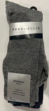 PERRY ELLIS PORTFOLIO Men's 5-Pk Crew Socks PTZSC044 NEW with TAGS