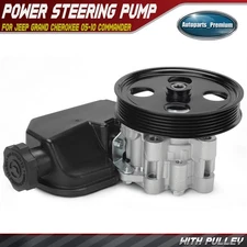 Power Steering Pump with Reservoir & Pulley for Jeep WK Grand Cherokee Commander