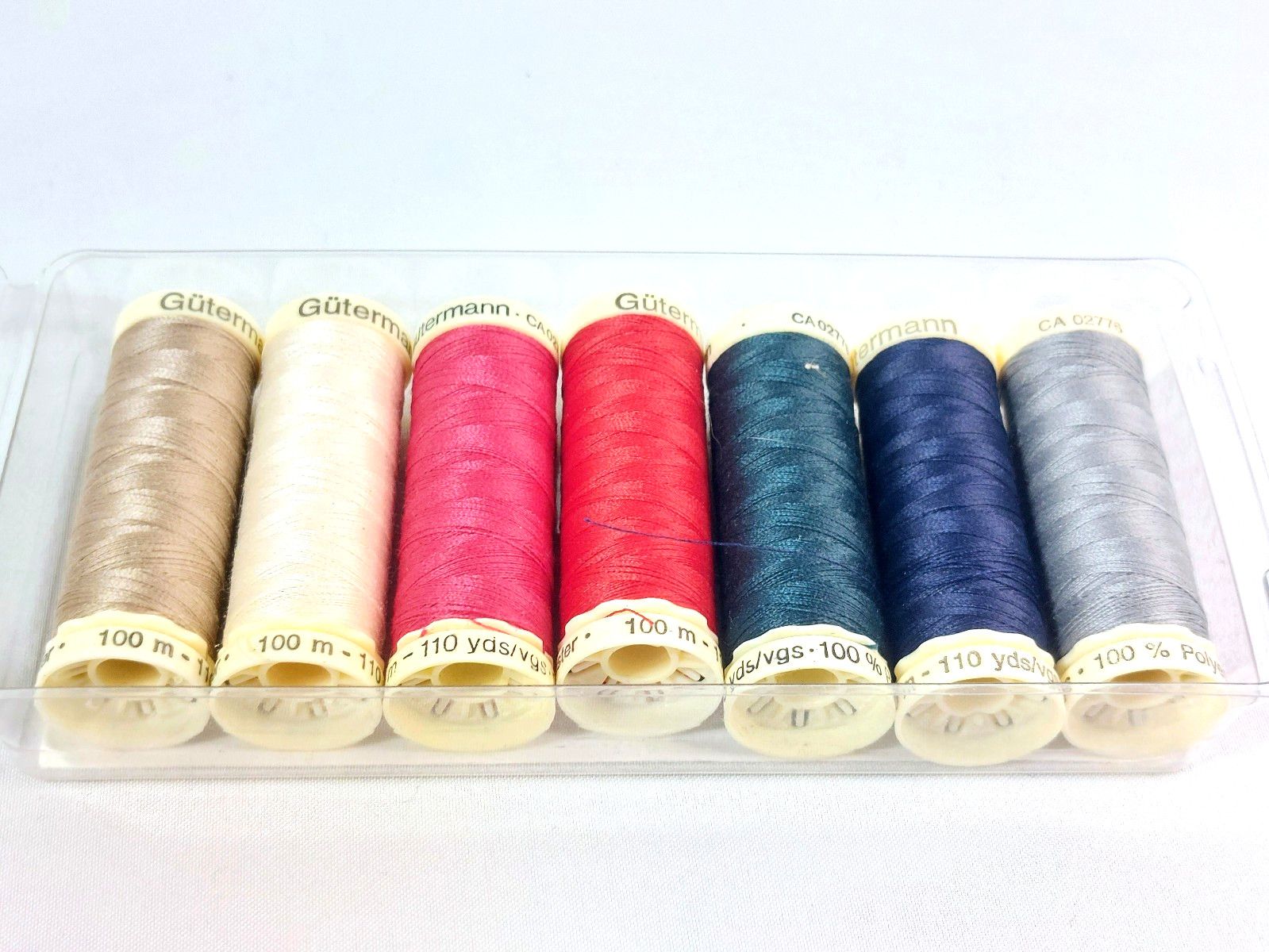 Gutermann Sew-All Polyester Thread Set - 7 Spools -Basic New