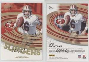 2022 Panini Prestige Slingers Joe Montana #SL-25 HOF
