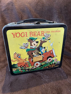 ヴィンテージ 1961年 ヨギベアと仲間たちのメタルランチボックス Yogi bear lunch box - Etsy 日本