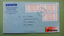 Singapur Automatenmarken 1.20    Eil-Inbetriebnahme FDC mit 3 ATM  (3)
