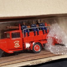 1/43 Fire Truck Early C4F Citroen Sapeurs Pompiers PONTOISE Solido Micarola