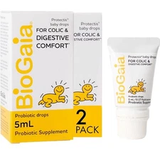 2 Pack of BioGaia Protectis Baby Probiotics Drops 5mL - Exp: 11/2026