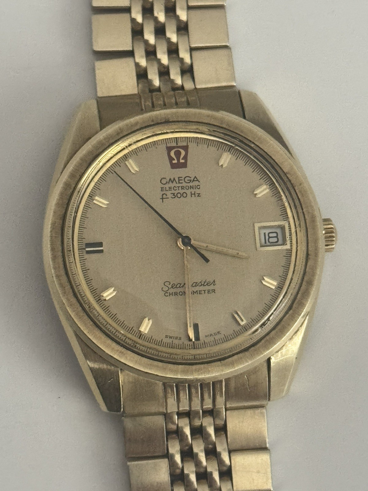 Omega Seamaster Electronic F300Hz Chronometer Gold