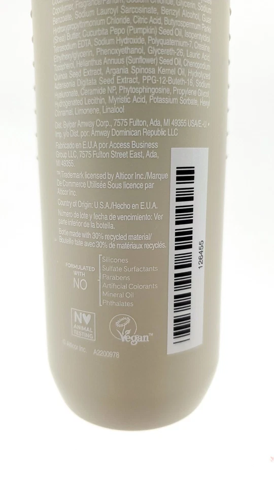 Champú y acondicionador 2 en 1 Amway Satinique 280 ml Foto 4 de 4