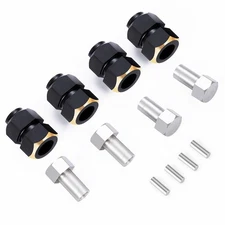 4Pcs Extended Wheel Hex Hubs Brass Counterweight Hex Adaptor for TRX4M 1/18 RC