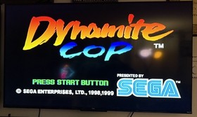 Dynamite Cop (Sega Dreamcast, 1999) Disc Only Tested Working