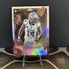 2025 Topps Chrome Football Amon-Ra St. Brown Fortune 15 Refractor F15-13 Lions