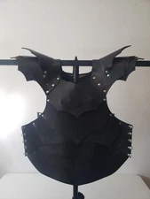 Dragon Slayer Leather Chest Armour, LARP Cosplay Costume Knight Body Armor Large