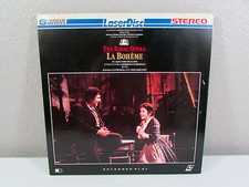 Vintage The Royal Opera La Boheme Giacomo Puccini Laserdisc Videodisc
