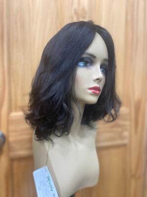 Malky Wig Sheitel European Multidirectional 15'' Wavy Dark Brown #4