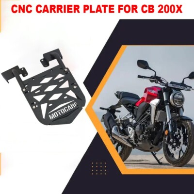''CNC CARRIER PLATE, BLACK'' FIT FOR HONDA CB 200X