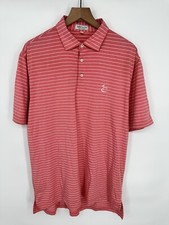 Peter Millar Men  s Summer Comfort Golf Polo Shirt Striped Size Large