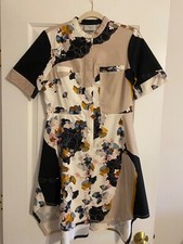 The Floral Zip-Front Shirt Dress - 3.1 Phillip Lim Target EUC Medium