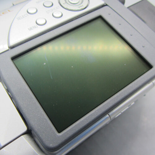 Hitachi DVDCAM DZ-MV3000E Handheld Mini DVD Camcorder Silver Tested - Picture 7 of 10