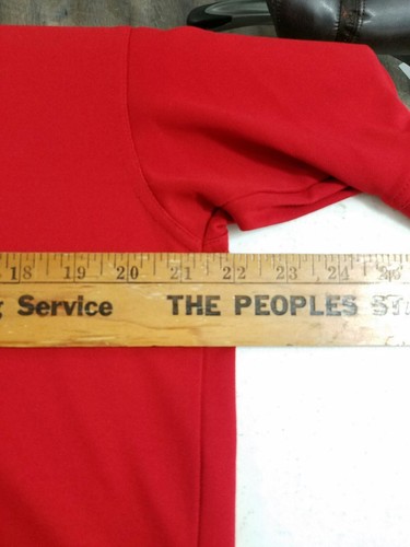 Dunning XL red short sleeve polyester rgolf polo shirt - Picture 7 of 7