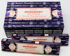 Satya Nag Champa ROSEMARY Incense Sticks: Choose 15 30 45 90 or 180 gm